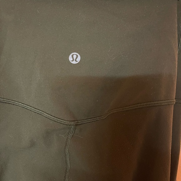 Lululemon Align High Rise Leggings Size 2 Olive Green - Picture 5 of 6